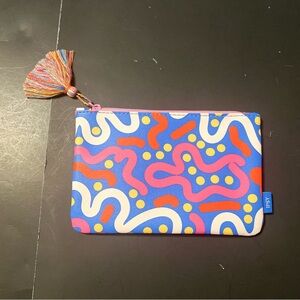 ipsy glam bag Zip Up Multicolored Tassel Zipper